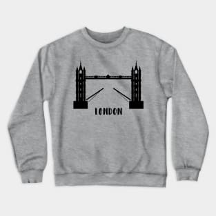Tower Bridge in London, England Crewneck Sweatshirt